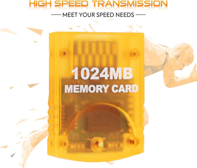 Suncala بطاقة ذاكرة متوافقة مع جهاز Gamecube و Wii، بطاقة ذاكرة سعة 1024MB لجهاز Nintendo Gamecube - Image 2